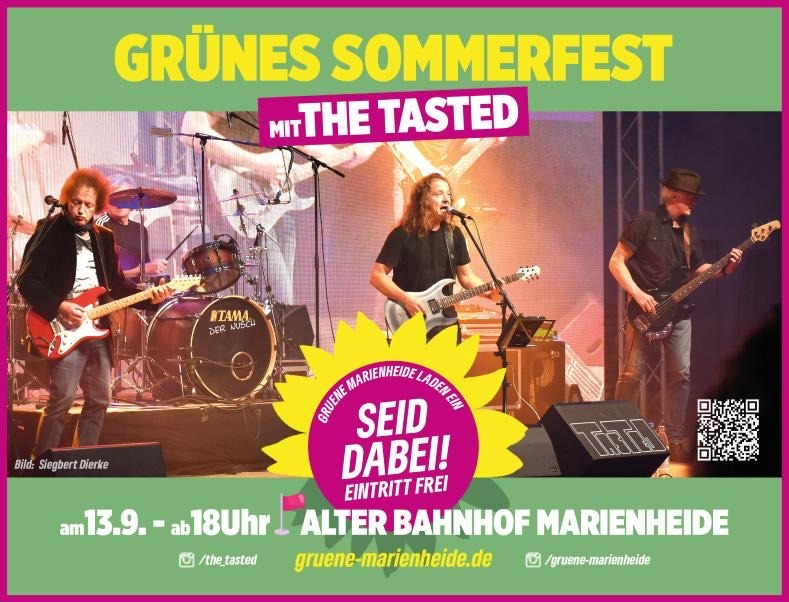 Einladung zum Grünen Sommerfest.